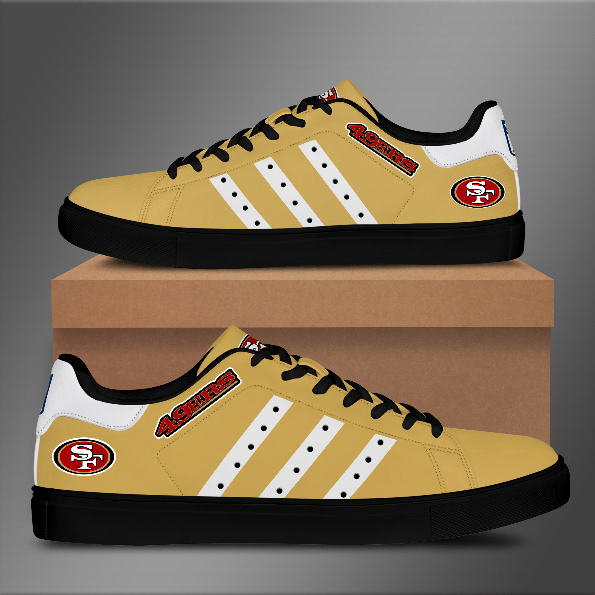 San Francisco 49Ers Low Top Shoes V8