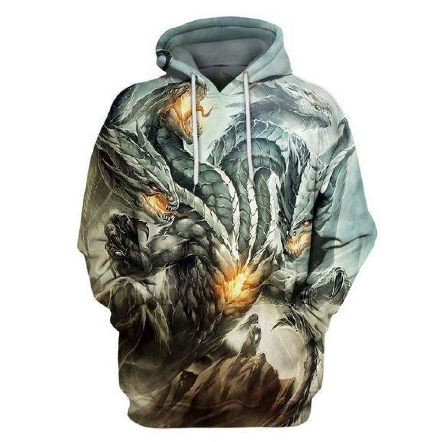 3D Tattoo and Dungeon Dragon Hoodie T Shirt For Men and Women NM050943