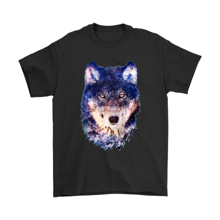 Wolf T-Shirt – Animal Face T-Shirt