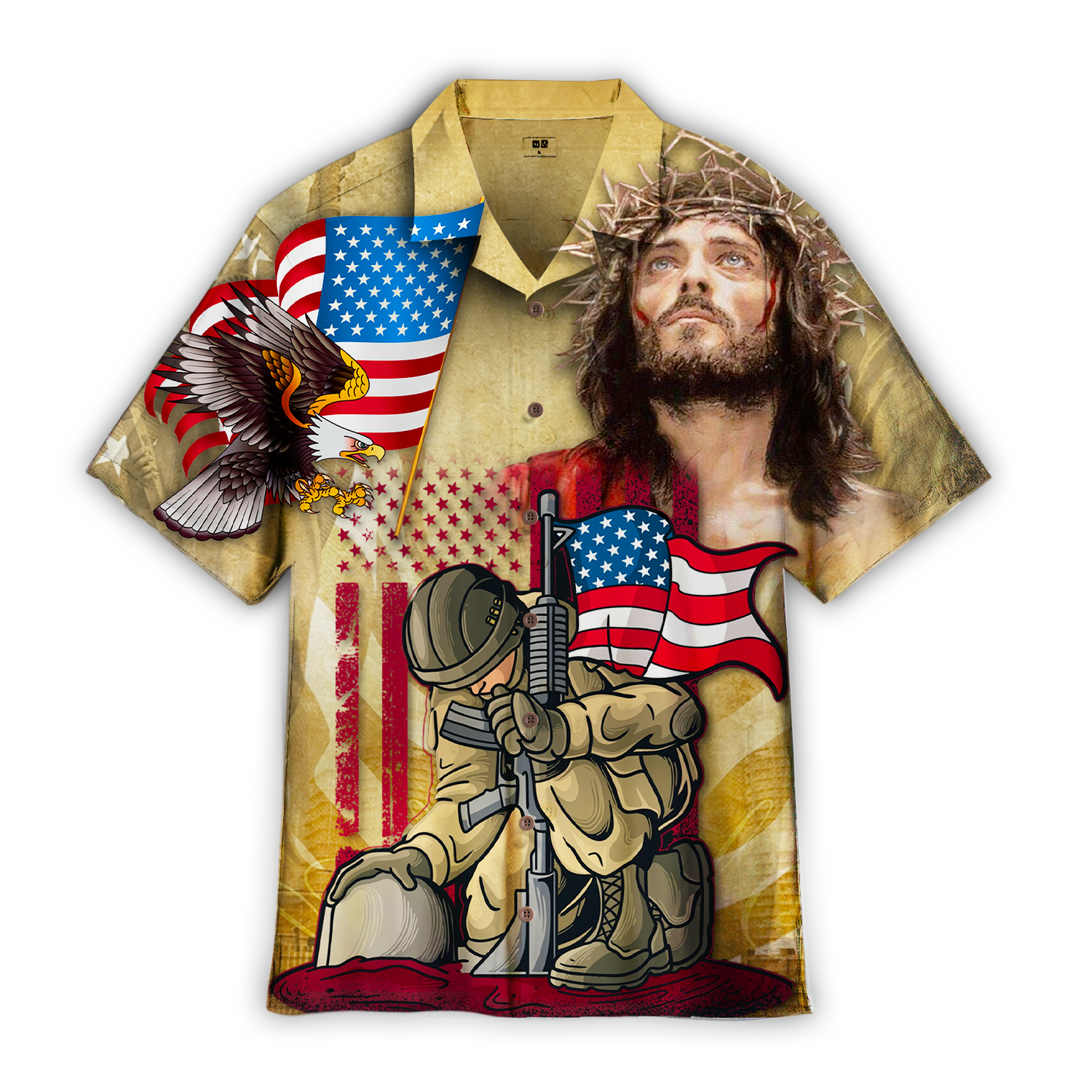 Of July One Nation Under God Independence Day Memorial Hawaii Shirt For Men And Women Ha87604