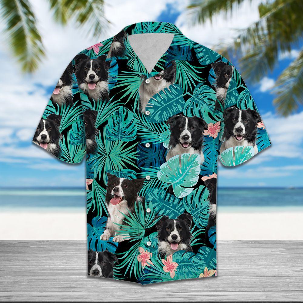 Border Collie Tropical Hawaiian Shirt Ha78219