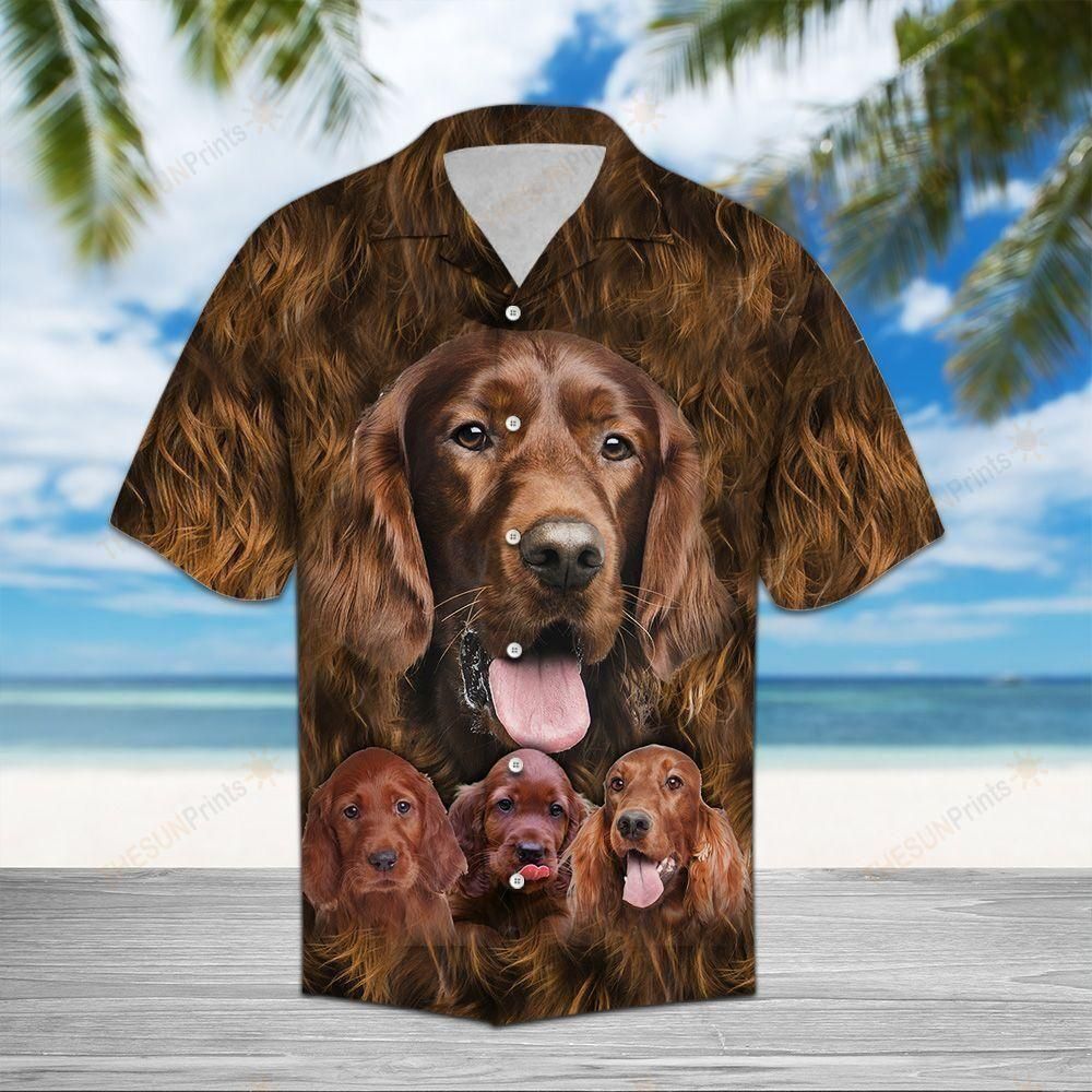 Irish Setter Aloha Hawaii Shirt Colorful Short Sleeve Summer Beach Casual For Men And Women Ha94790