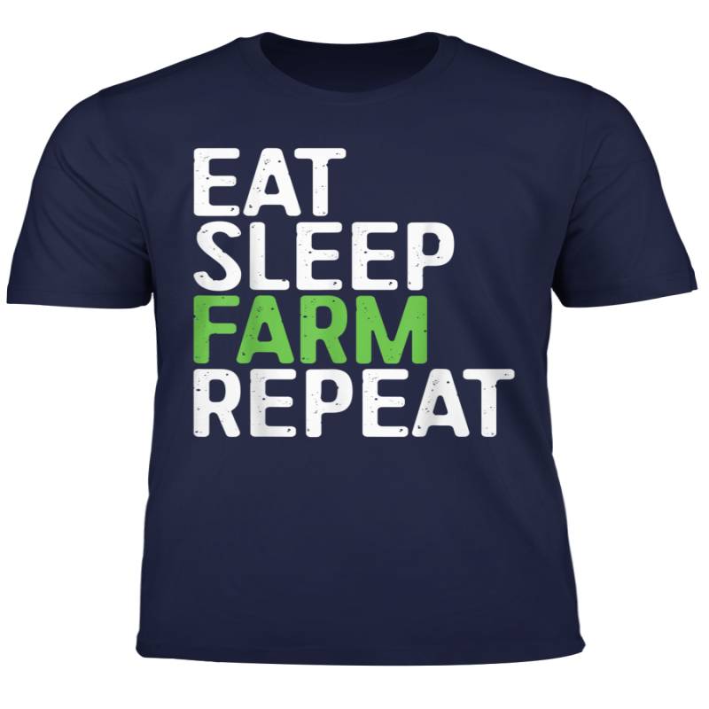 Eat Sleep Farm Repeat T Shirt Farmer Gift Shirt