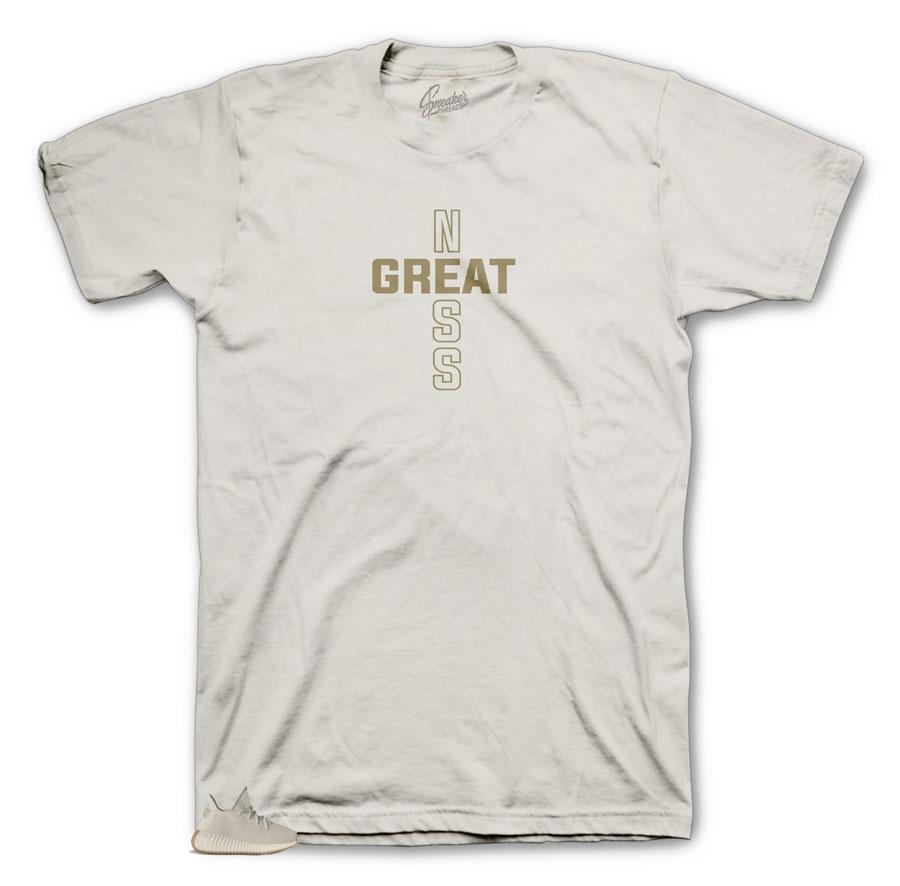 Yeezy Boost Sesame Greatness Cross Shirt