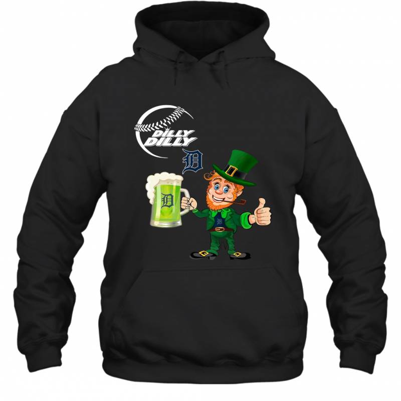 Detroit Tigers Dilly Dilly Saint Patrick Day Hoodie