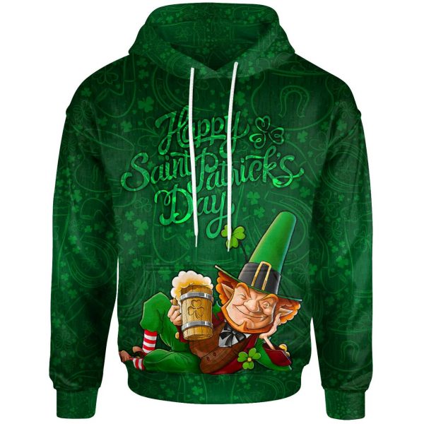Happy Saint Patrick’S Day Beer Party Green Celtic Hoodie 3D St Patrick’S Day Gift Hn