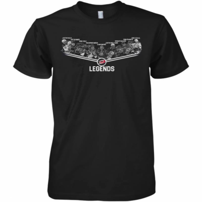 Carolina Hurricanes Legends Team Player Signature Premium Men's T-Shirt