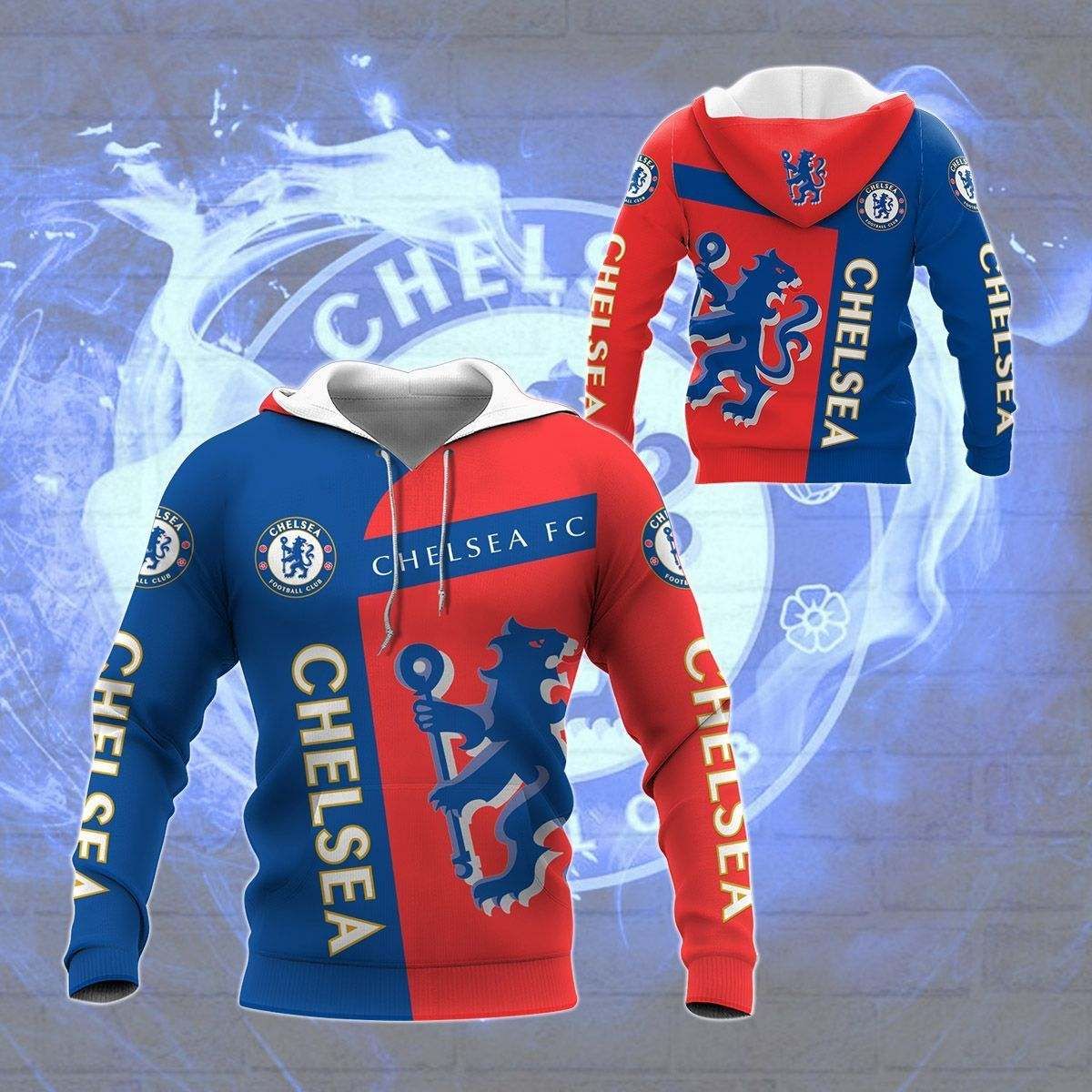 3D All Over Printed Chelsea LPH-NH Shirts Ver2 (Blue&Red)