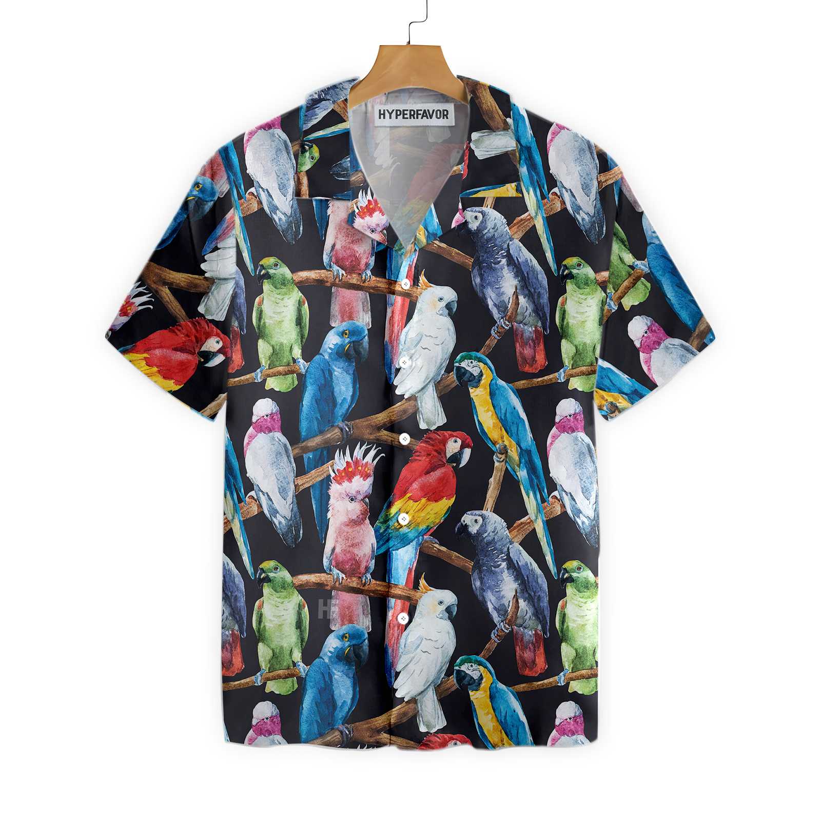 Exotic Parrots Plant Hawaii Shirt Ha40333