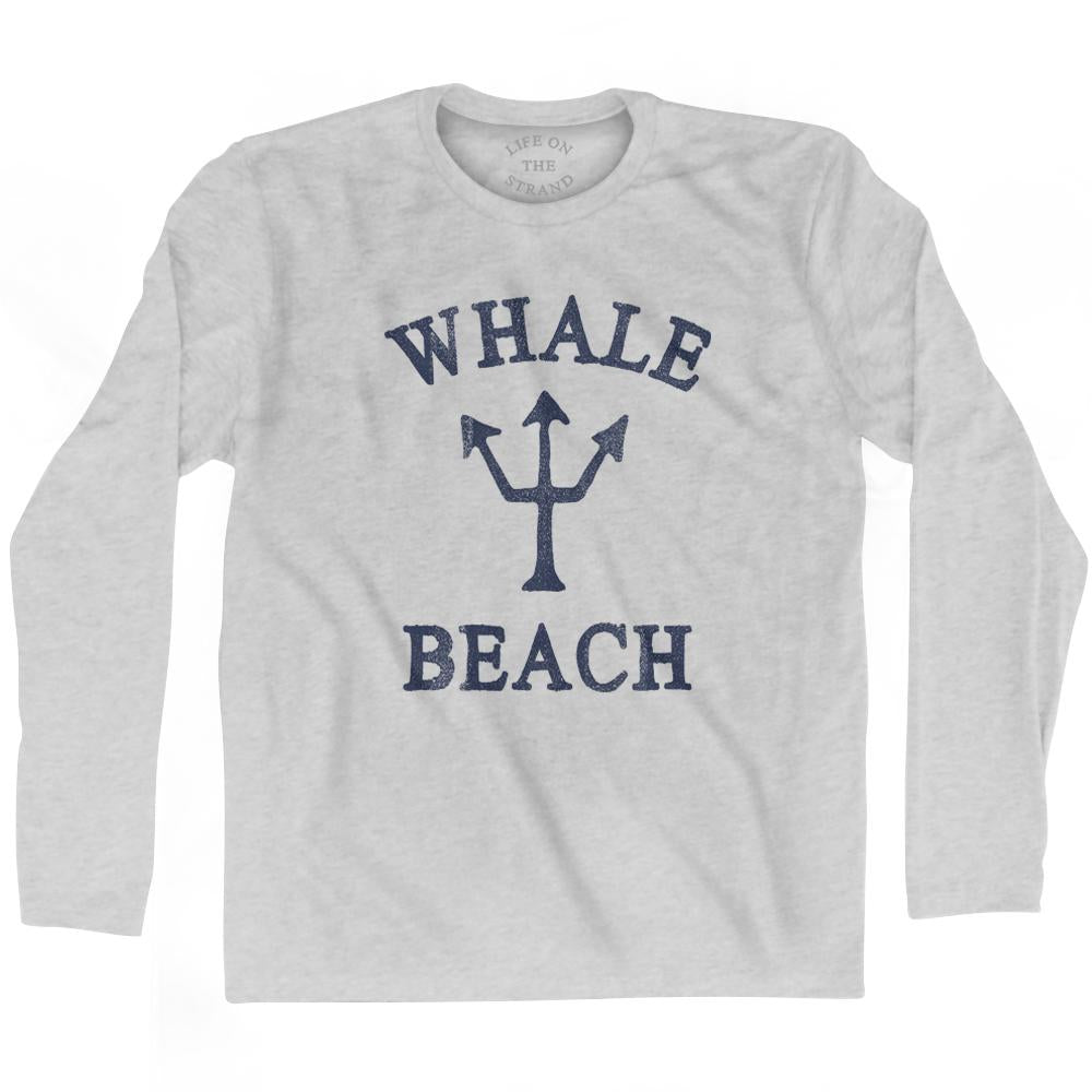 Nevada Whale Beach Trident Adult Cotton Long Sleeve T-Shirt