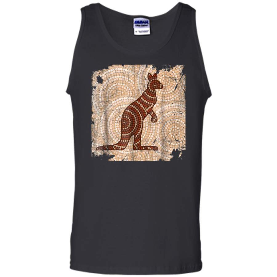 Vintage Retro Kangaroo  Funny Classic Australian Tee Tank Top