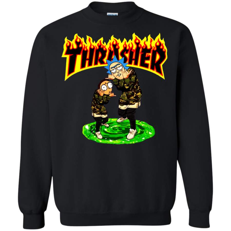 AGR Rick And Morty Thrasher Sweatshirt