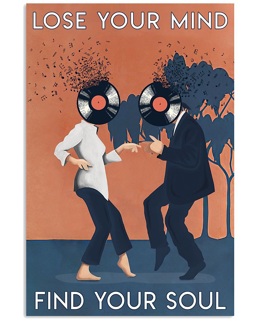 Pulp fiction couple lose your mind find your soul poster canvas