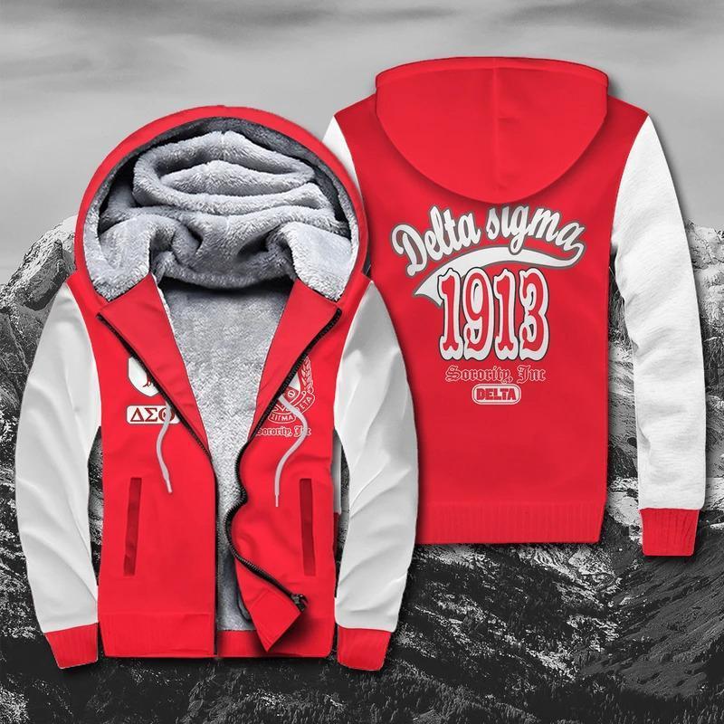 Greek Life Hoodie – Delta Sigma Theta 1913 Sherpa Hoodie