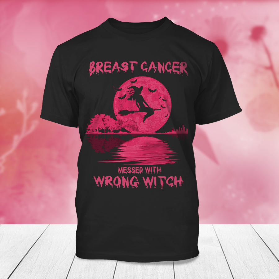 Breast Cancer Awareness Month I Wear Pink Survivor Breast Pain Fight Like A Girl 2D T-Shirt