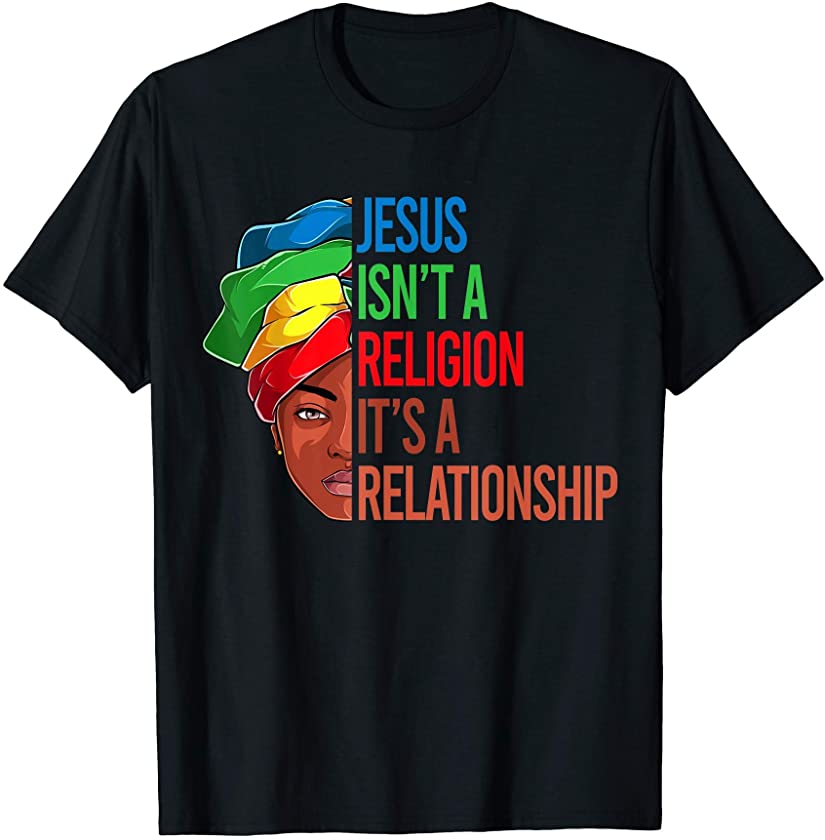 African American Apparel, Jesus Christian Black Women Girls T-Shirt