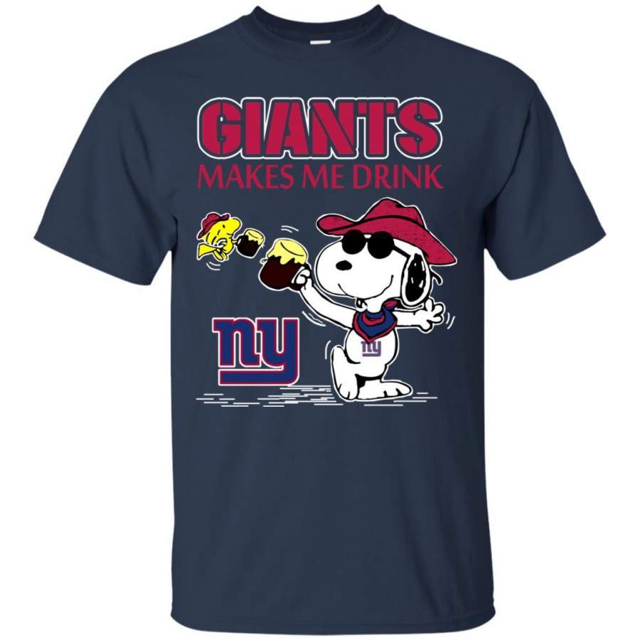 New York Giants Make Me Drinks T-Shirt