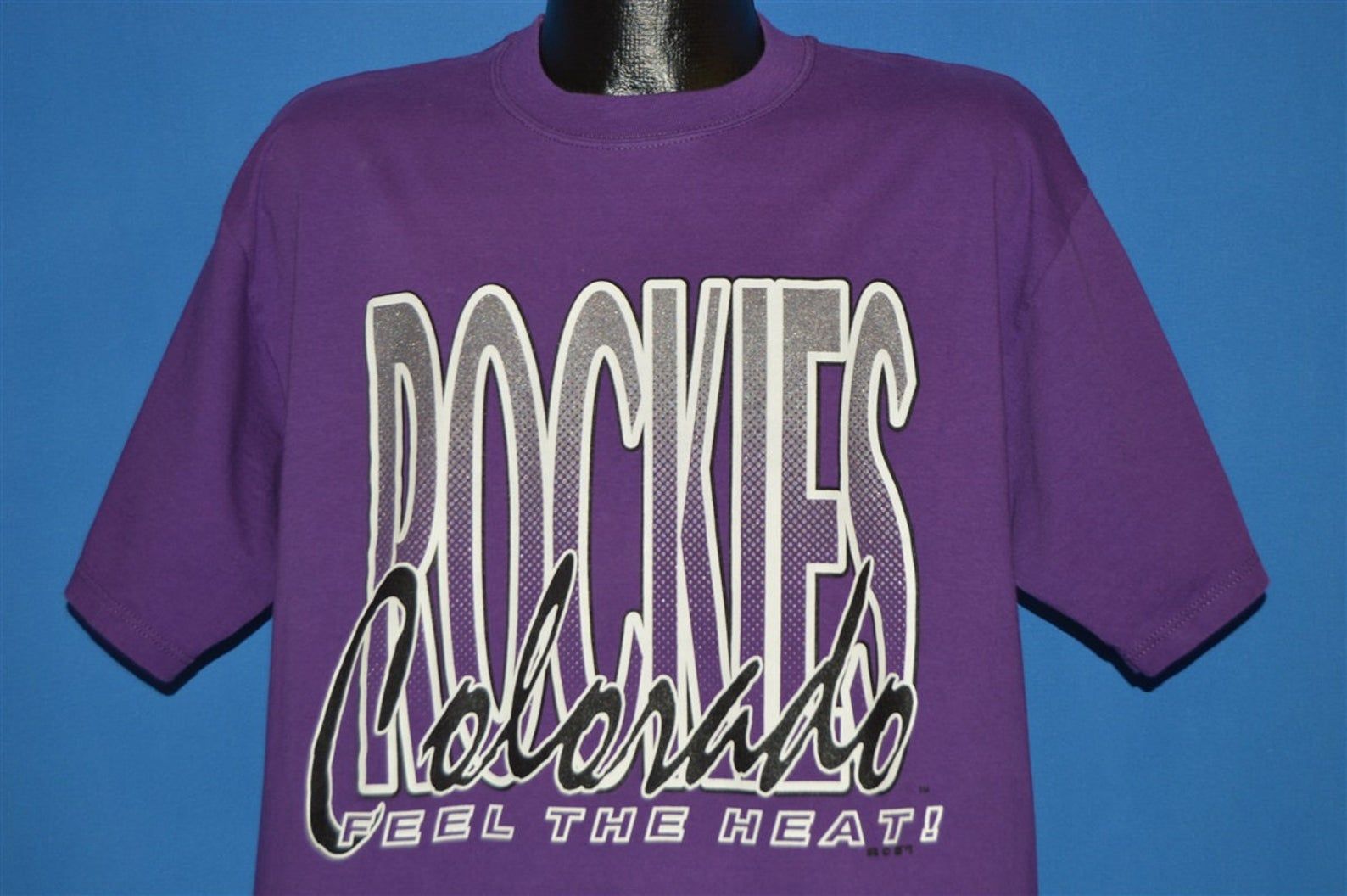 90S Colorado Rockies Feel The Heat T-Shirt Extra