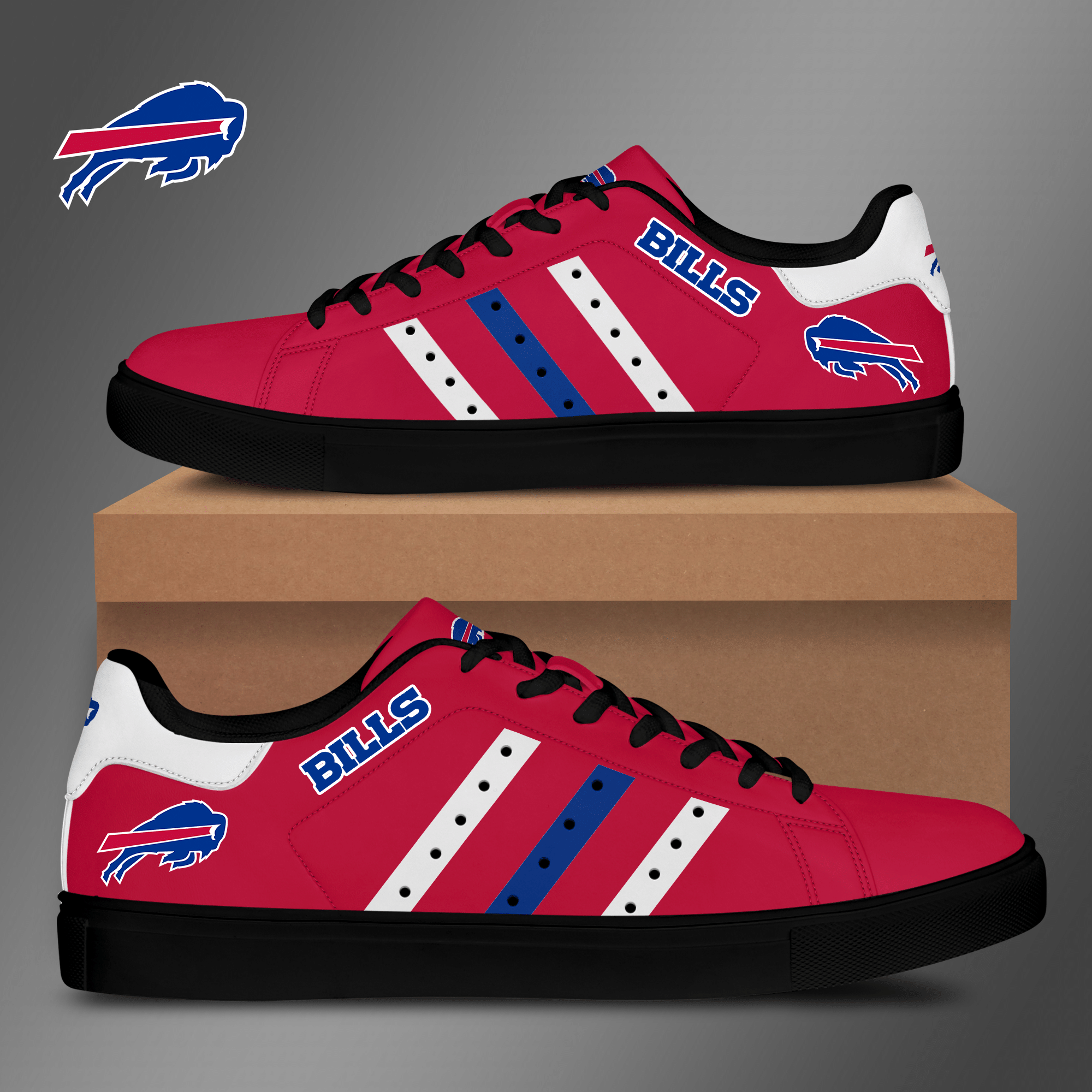 Buffalo Bills Low Top Shoes V11