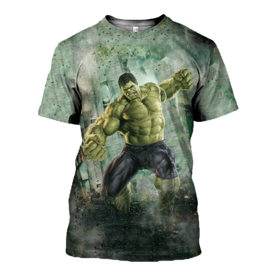 3D printed Hulk T-shirt Hoodie