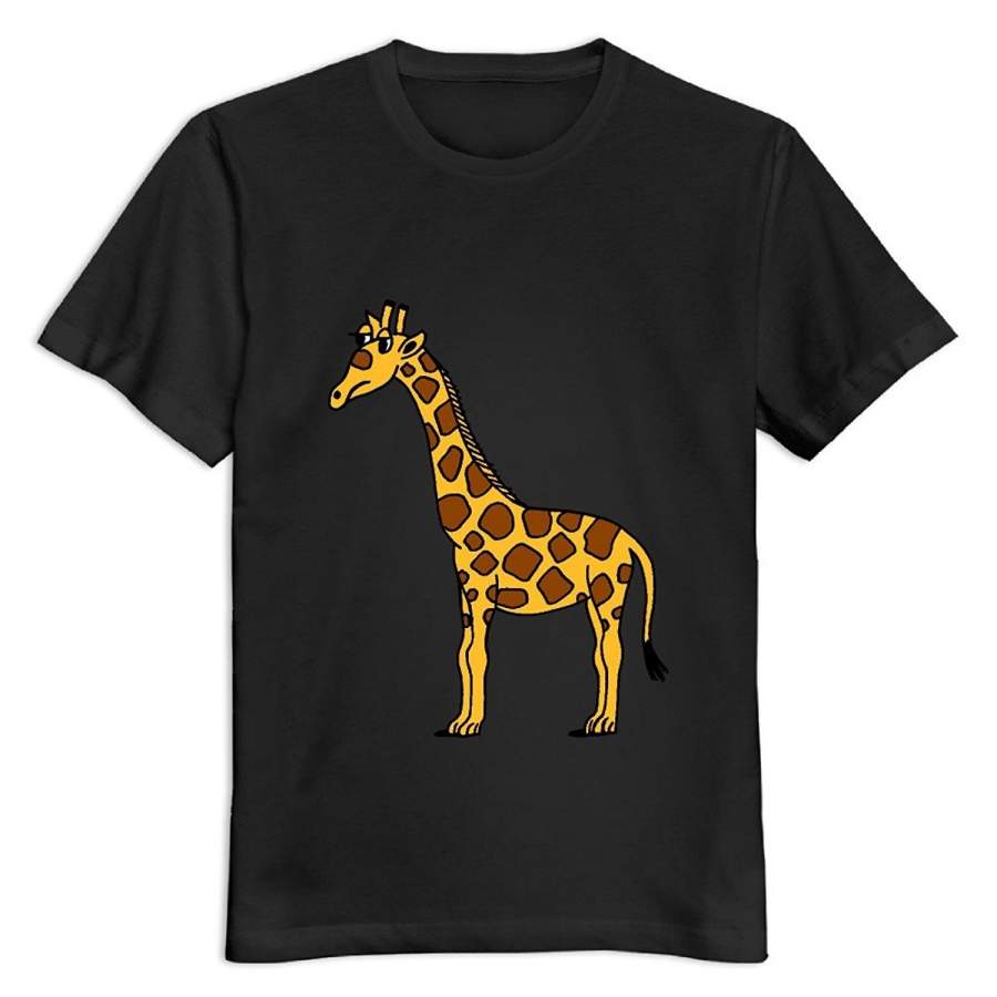 Giraffe Skateboard Short Sleeve T Shirt White Cheap Summer Fashion T-Shirt Funny Tee Shirt For Men