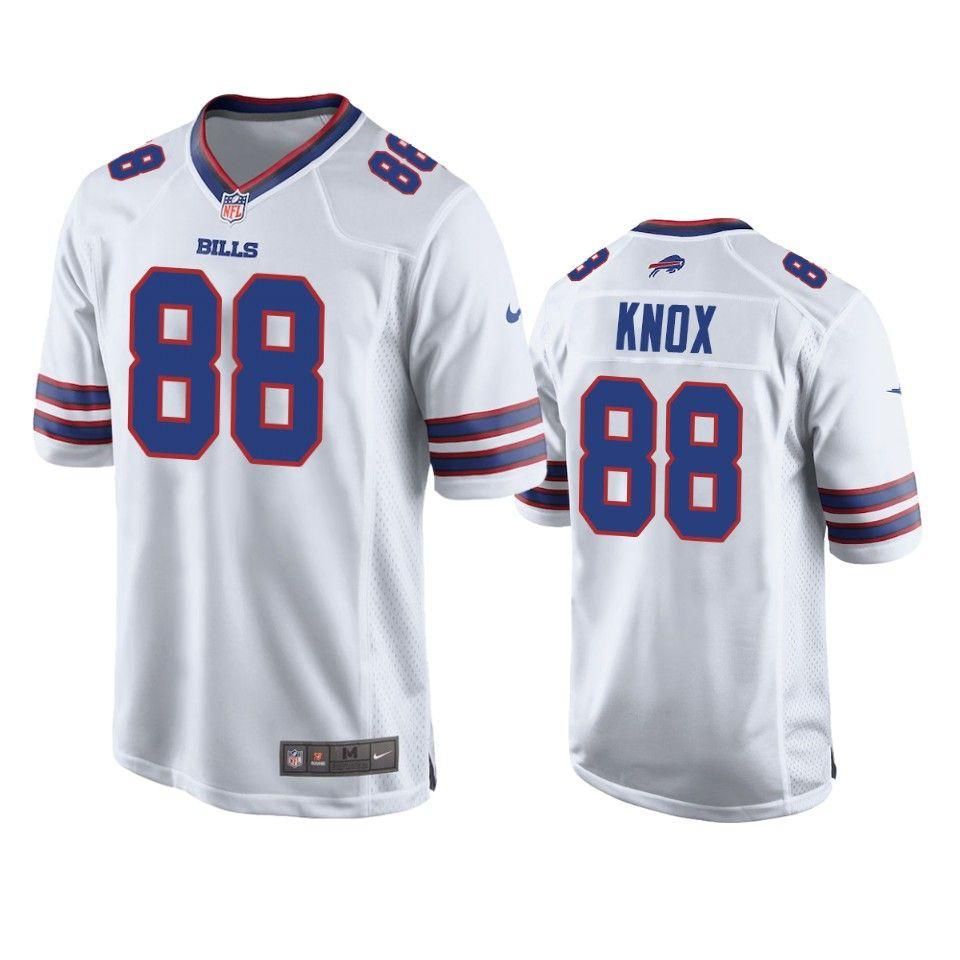 Buffalo Bills Dawson Knox 2019 NFL Draft White Game Jersey