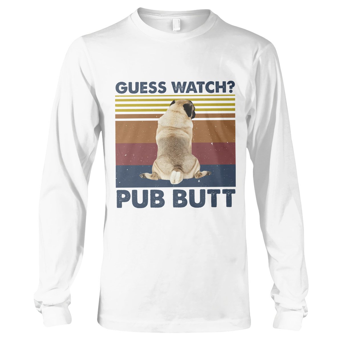 Pug Lovers Shirt 03 Ez01 1009 Long Sleeve T-Shirt