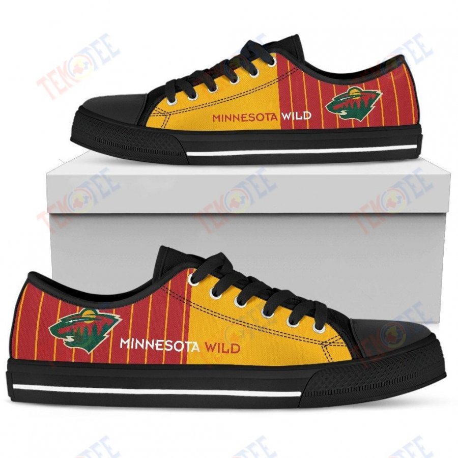 Mens Womens Minnesota Wild Simple Design Vertical Stripes Low Top Shoes Custom Print Footwear Convers Sneakers TMT991