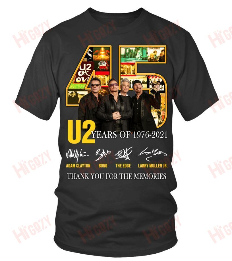 U2 Shirts, U2 Band Shirt, T-Shirt 2D – Spnv198