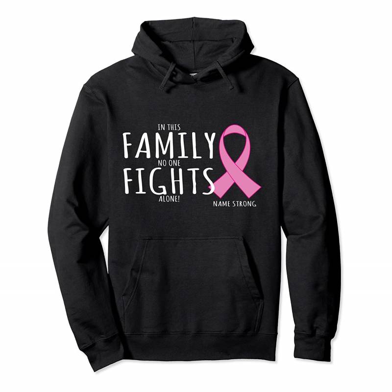 Womens Cancer Awareness – Name Strong Pullover Hoodie