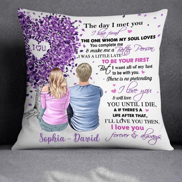 Personalized Couple The Day I Met You Pillow Custom Valentine’S Day Gifts – Trending Personalized