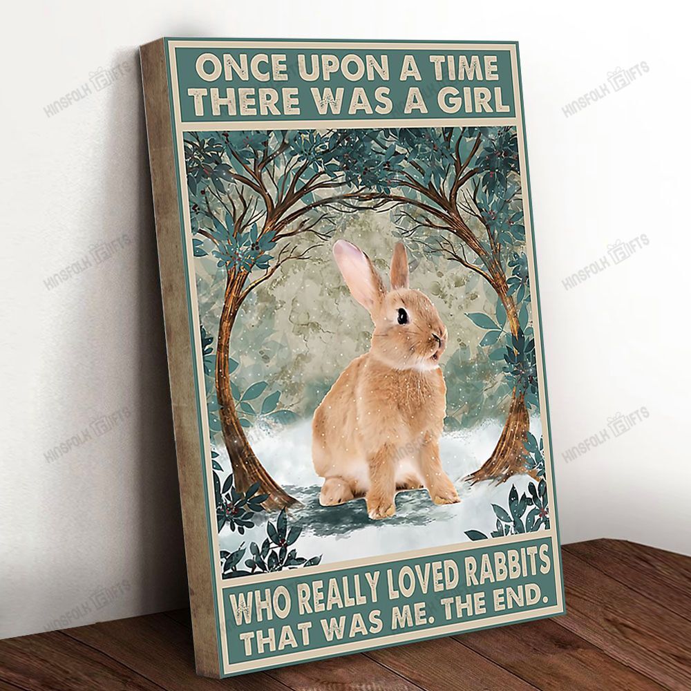 Rabbit In The Forest Canvas Poster Wall Art, Poster Print, Canvas Print Wall Decor