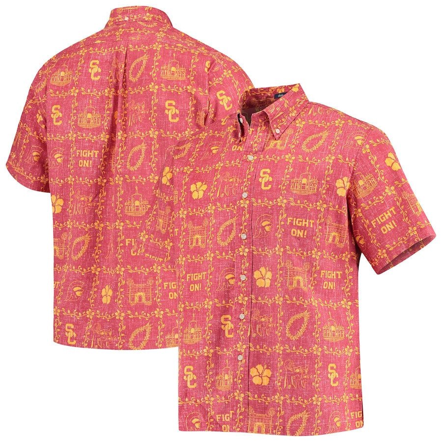 Usc Trojans Cardinal Classic Hawaii Shirt Ha99296