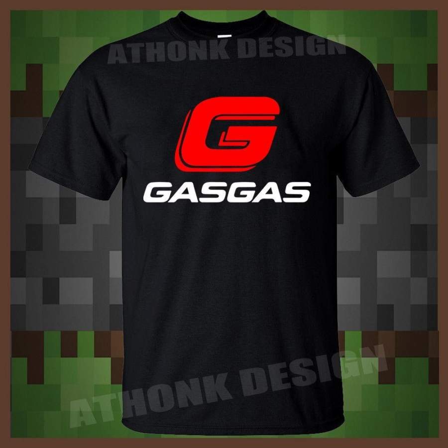 Beta Gasgas Motorcycle Mens Fashion Short Sleeve T-shirt Black Cotton Crew Neck Tee