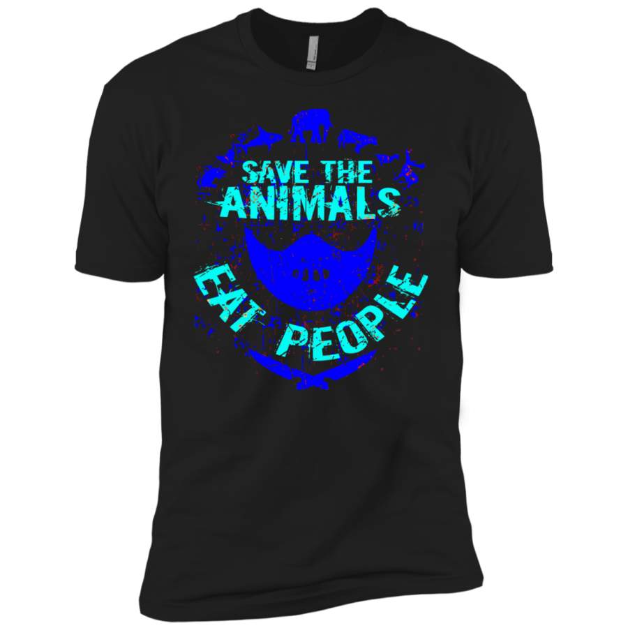 save the animals, EAT PEOPLE2 Boys’ Cotton T-Shirt