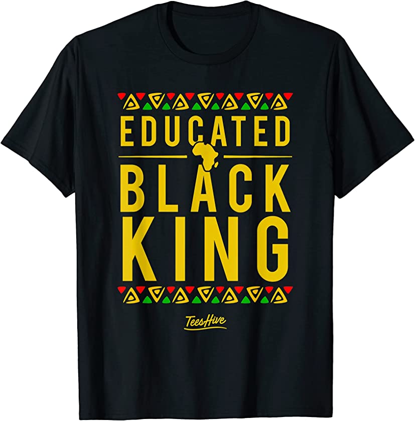 Educated Black King Afrocentric T-Shirt