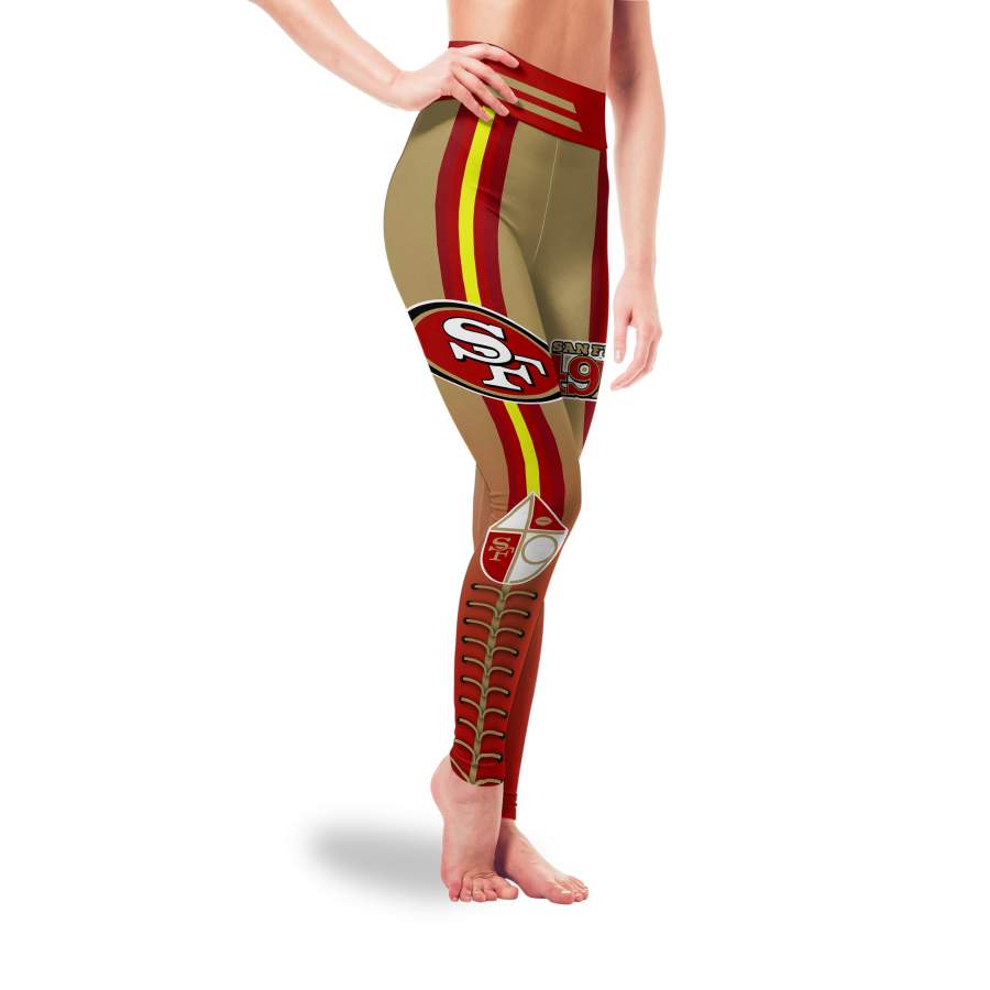 Twins Logo San Francisco 49ers Leggings For Fans