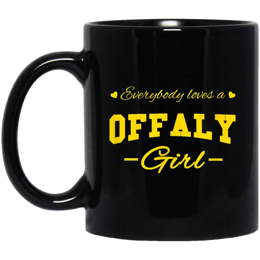 Everybody Loves a Offaly Girl  Vintage Irish Souvenir Mug