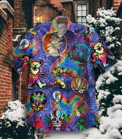 Gettyshirt Tropical Vintage Grateful Dead Cotton Mens Hawaii Shirt Ha31731