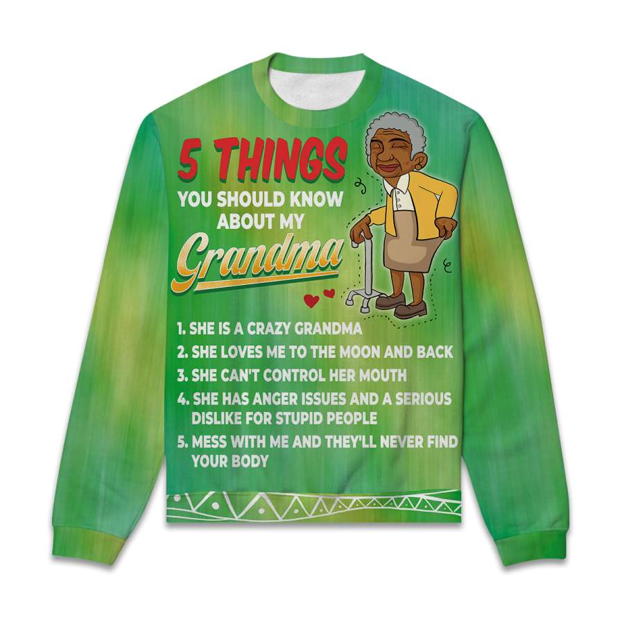 5 Things Kid Sweatshirt