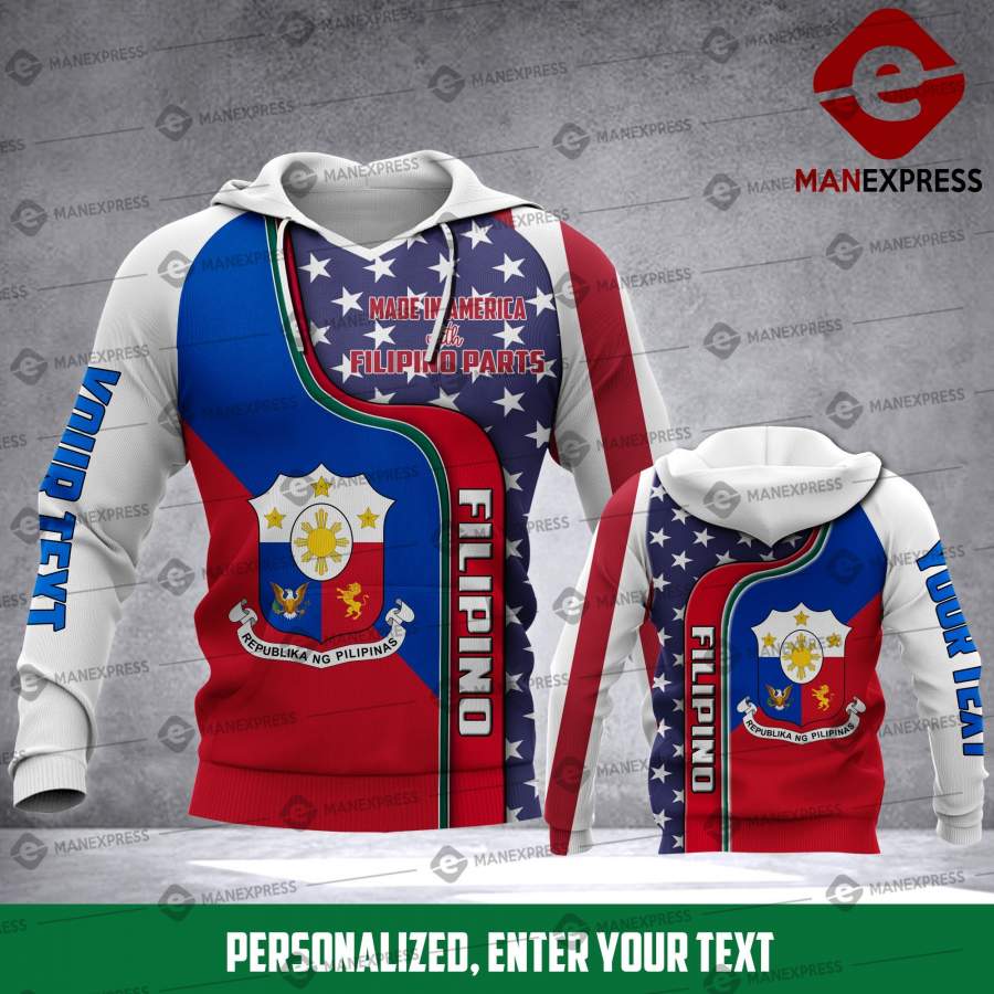 Mtp Customized Filipino Nt All-over Pullover Hoodie Print Unisex 3D