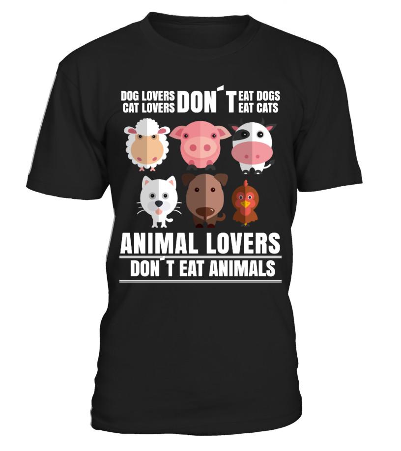 Vegan – Animal Lovers T Shirts C-2Wjzv