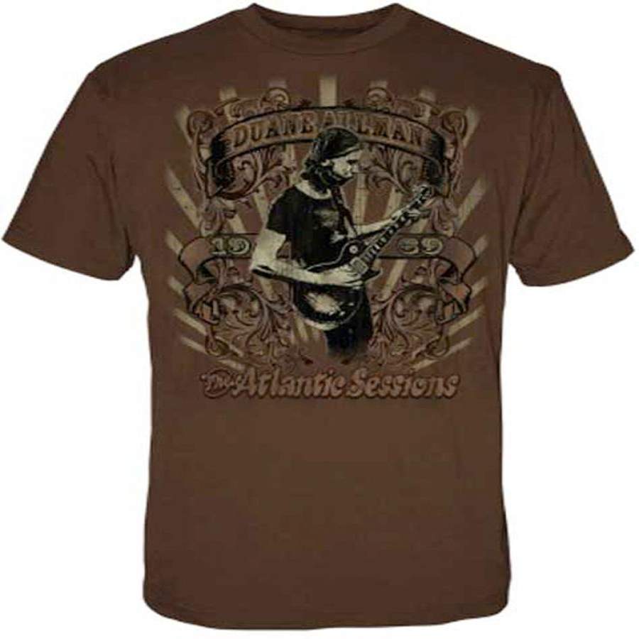 Allman Brothers – Duane Allman Atlantic Sessions – Chocolate t-shirt