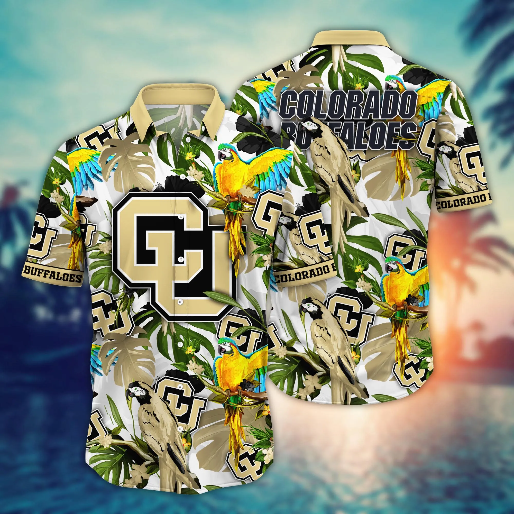 Colorado Buffaloes NCCA Hawaiian Shirt Hikingtime Aloha Shirt