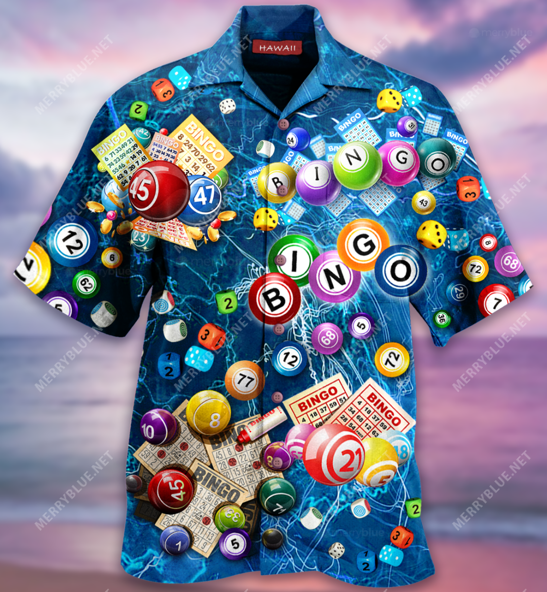 What Happens At Bingo Stays At Bingo Unisex Hawaiian Shirt