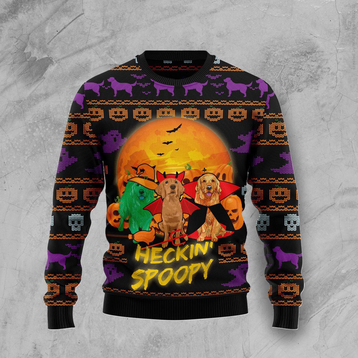TJJ302009A31WM GOLDEN RETRIEVER SWEATER PP