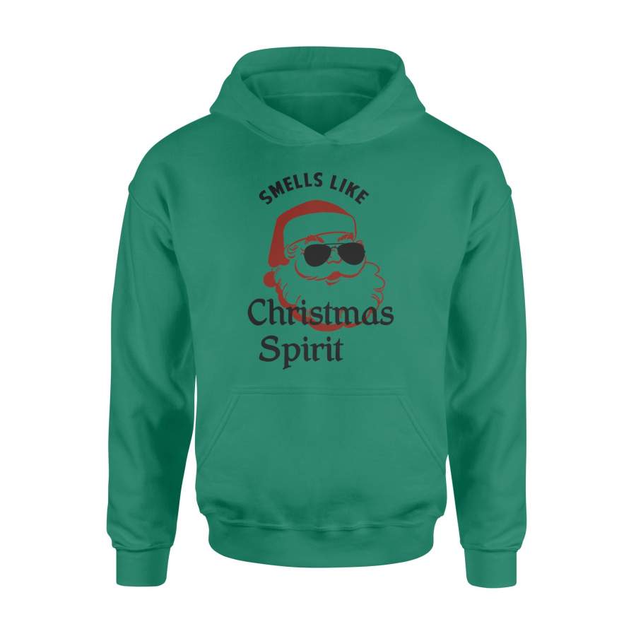 Smells Like Christmas Spirit Santa Claus Xmas Hoodie