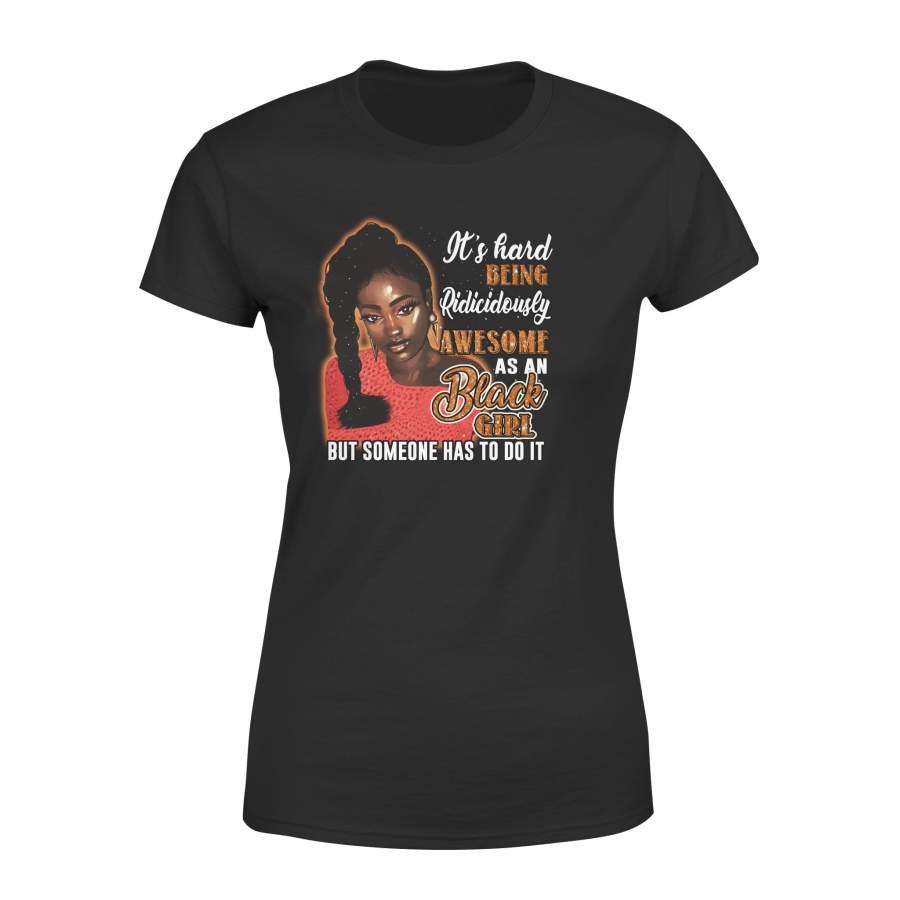 Awesome As An Black Girl Fit T-shirt