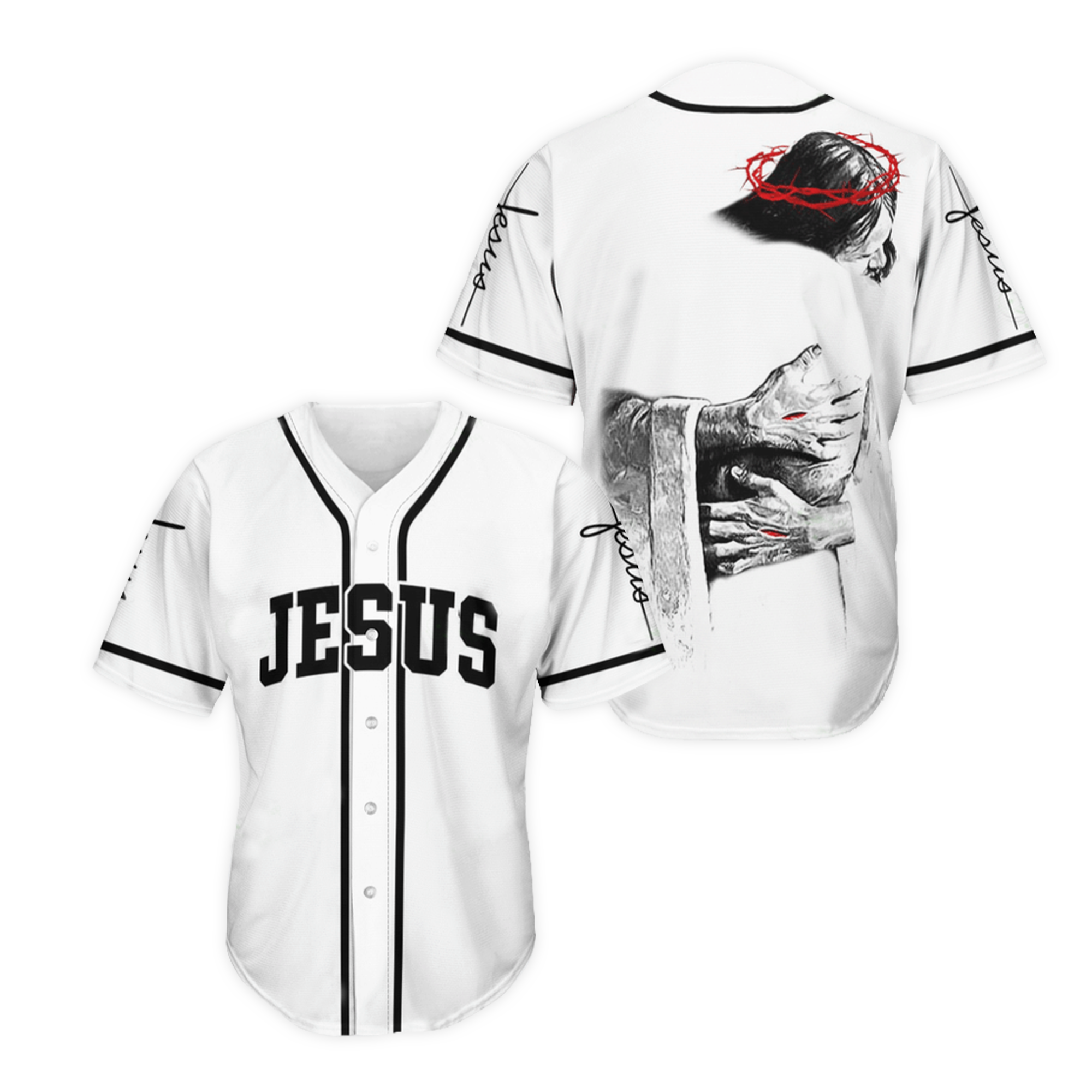 Jesus – God’S Hug Baseball 3D T-Shirt