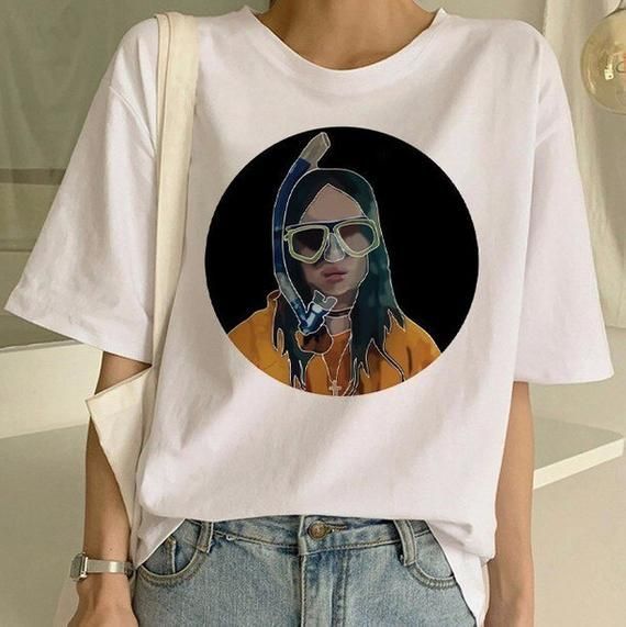 Billie Eilish Shirt Tops Bad Guy Unisex Shirt